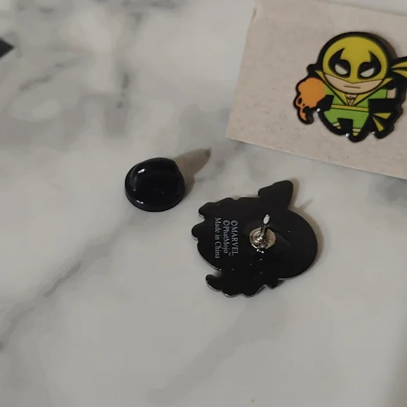 Iron Fist Lapel Pin Set - Picture 3 of 3